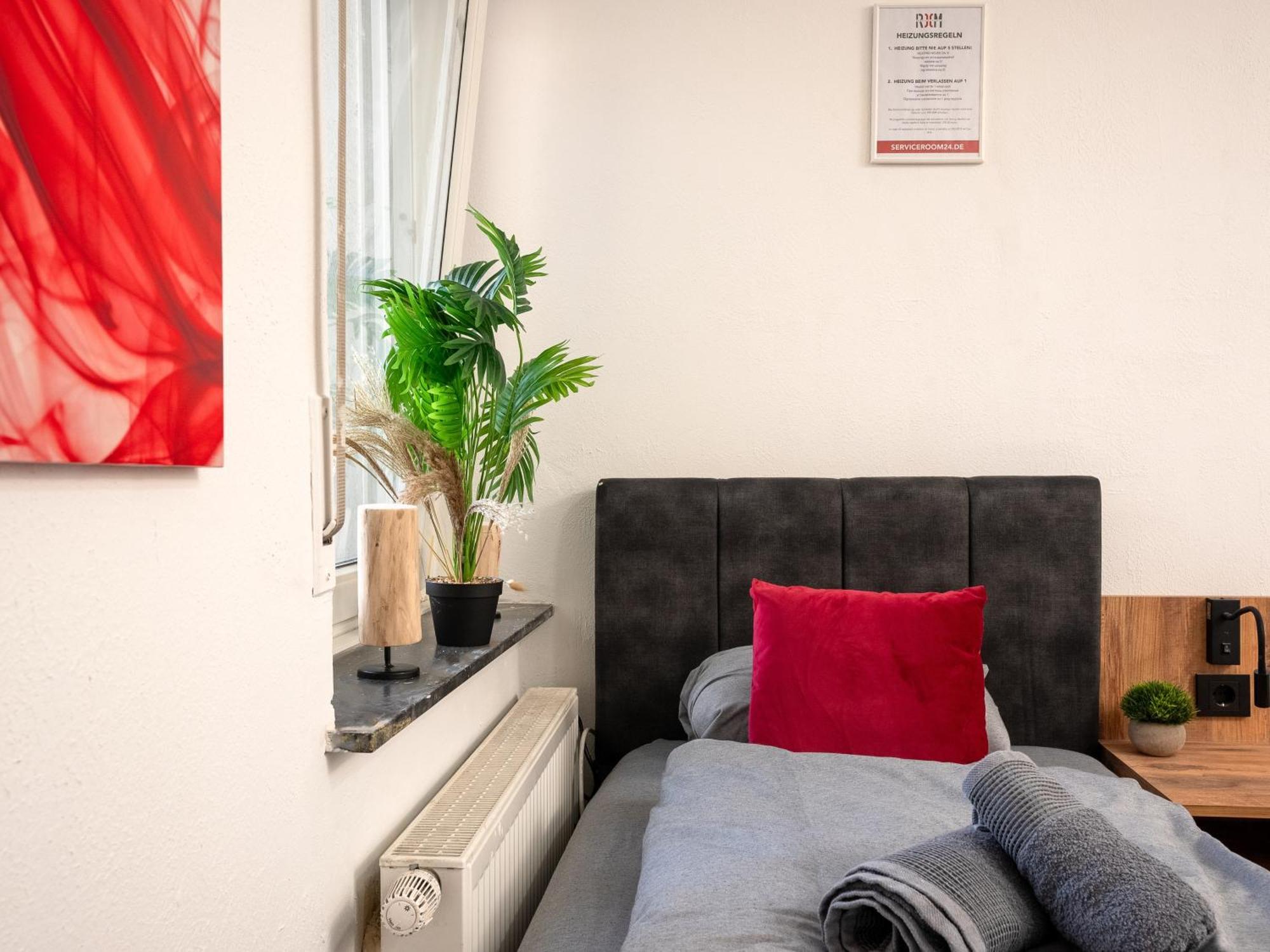 Serviceroom24 - Apartment 4 In Herten Wlan - Smart-Tv - 24-7 Check-In Und Kueche المظهر الخارجي الصورة
