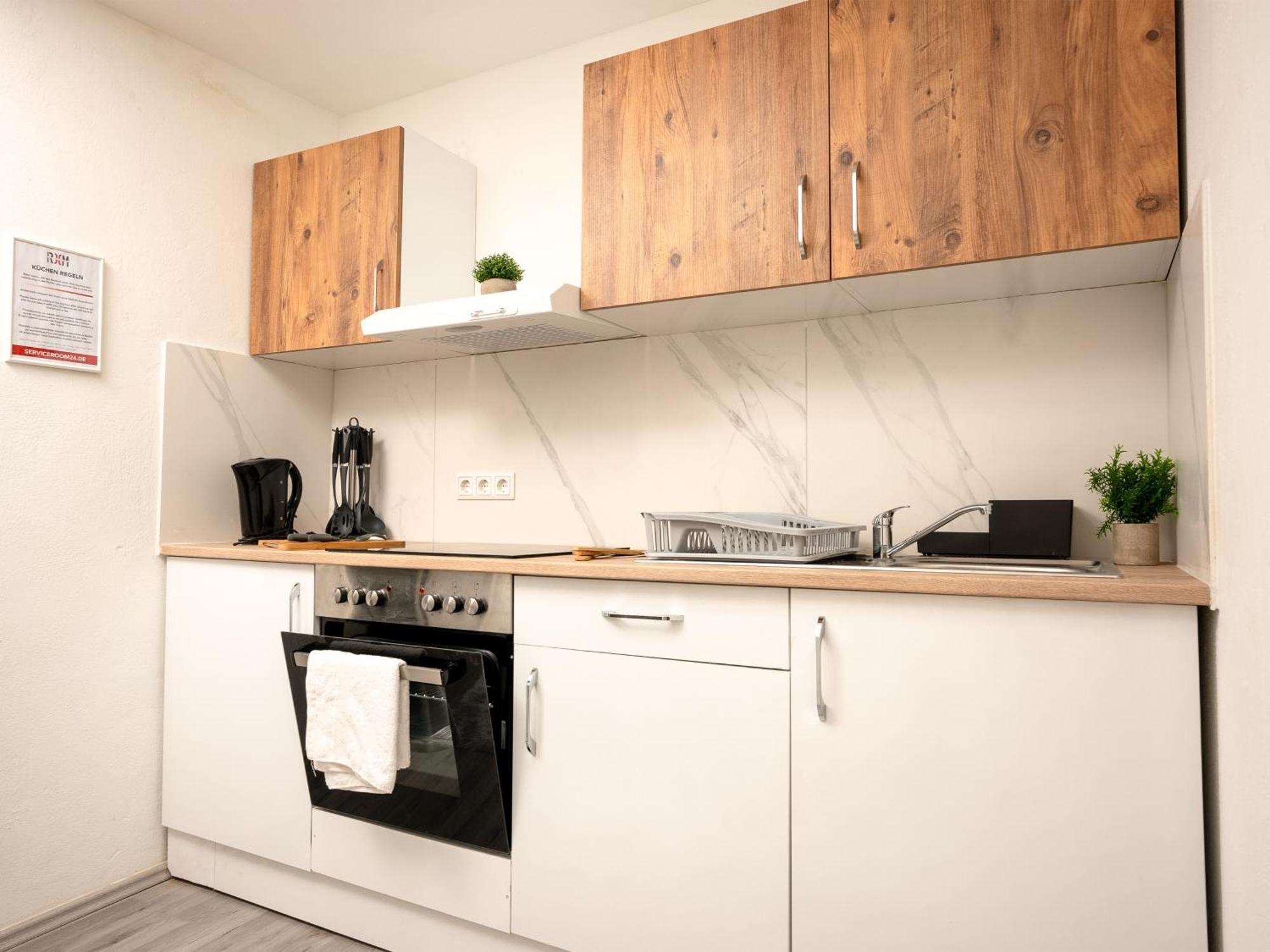 Serviceroom24 - Apartment 4 In Herten Wlan - Smart-Tv - 24-7 Check-In Und Kueche المظهر الخارجي الصورة